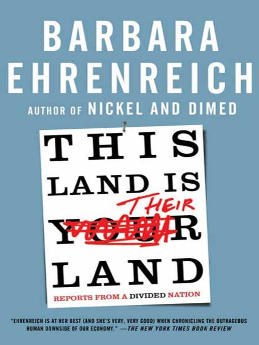 Upplýsingar um This Land Is Their Land eftir Barbara Ehrenreich - Biðlisti